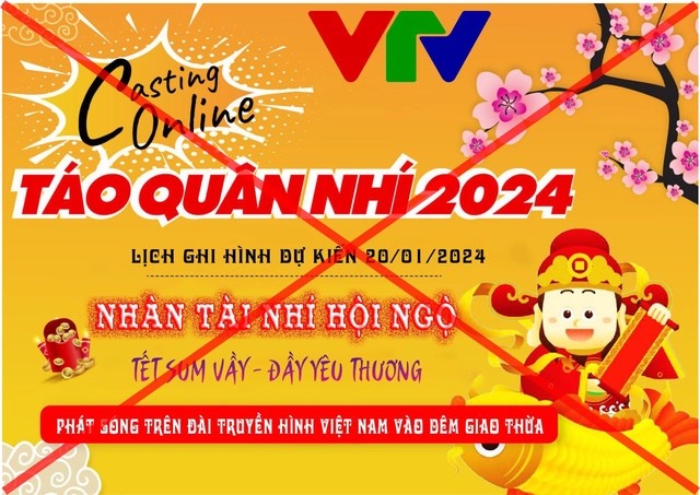 Cảnh báo giả mạo chương trình Táo quân của VTV tuyển diễn viên nhí