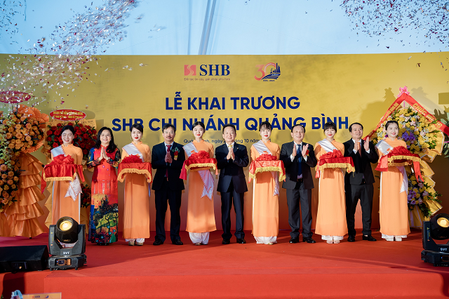 Tăng cường phát triển mạng lưới, SHB khai trương chi nhánh tại Quảng Bình
