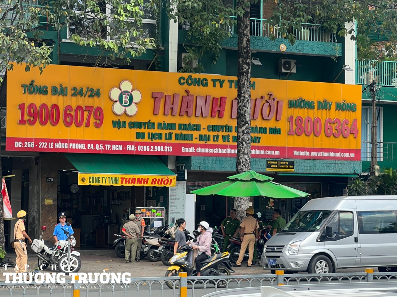 Công an TP.HCM kiểm tra các trụ sở hoạt động nhà xe Thành Bưởi