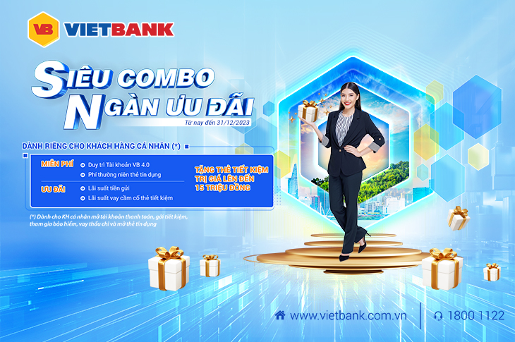 VietBank triển khai các gói Combo đa tiện ích dành cho khách hàng