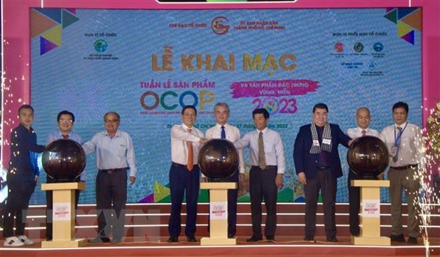 TPHCM Khai mạc tuần lễ sản phẩm OCOP và sản phẩm đặc trưng các vùng, miền năm 2023