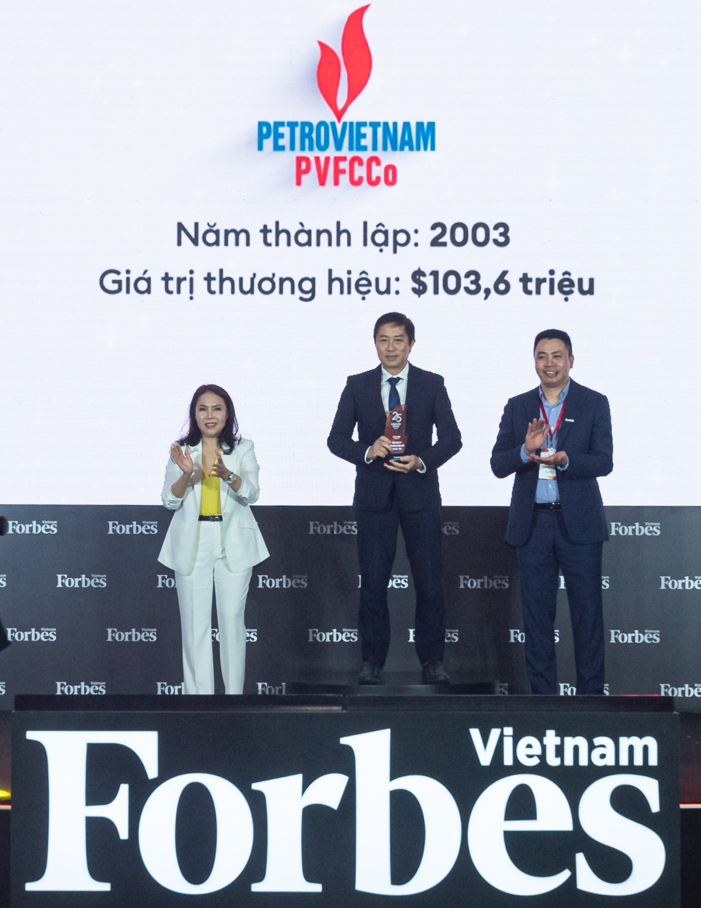 Forbes Việt Nam xếp PVFCCo thuộc To 3 thương hiệu có giá trị cao nhất 2023