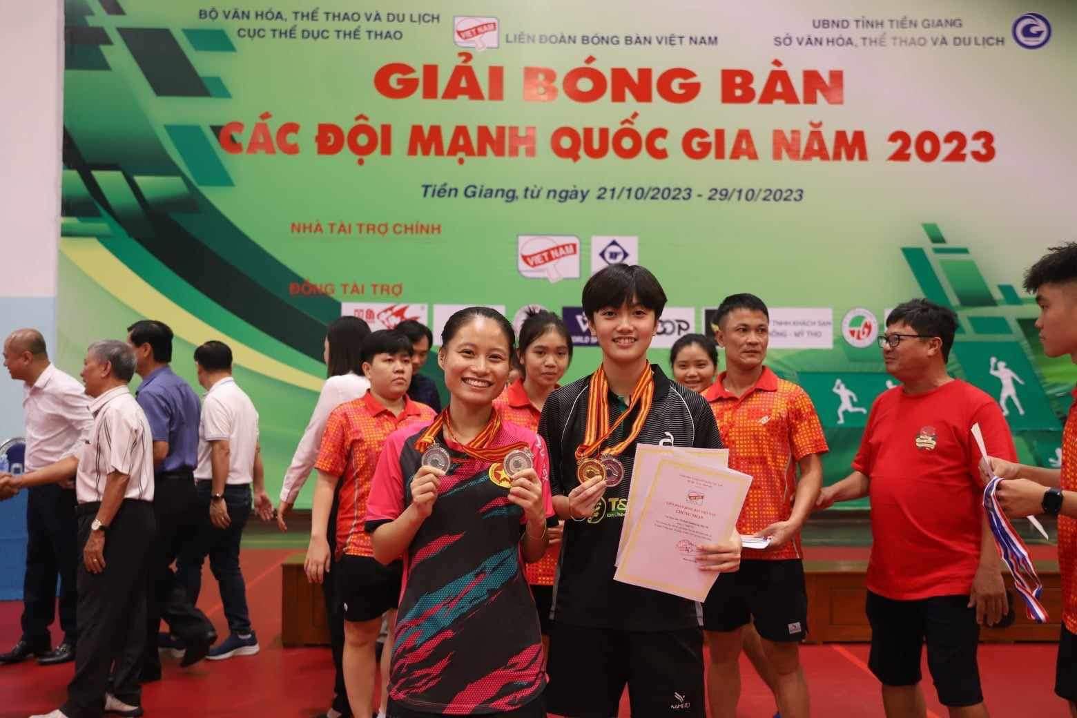 Bóng bàn Hà Nội TT giành 2 huy chương vàng tại giải các đội mạnh quốc gia