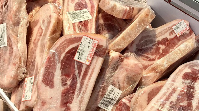 Việt Nam nhập khẩu thịt heo tăng tháng thứ 5 liên tiếp