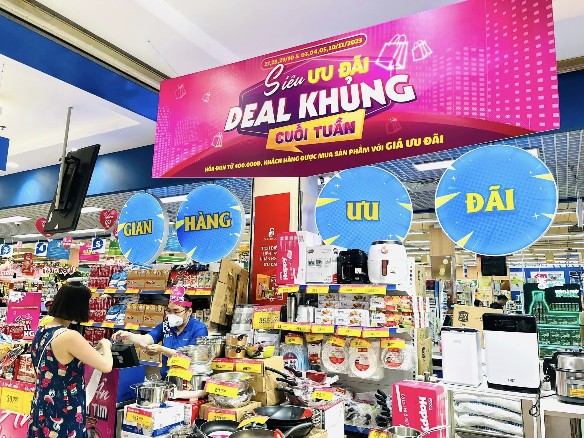 Co.opmart, Co.opXtra siêu ưu đãi những ngày cuối tuần