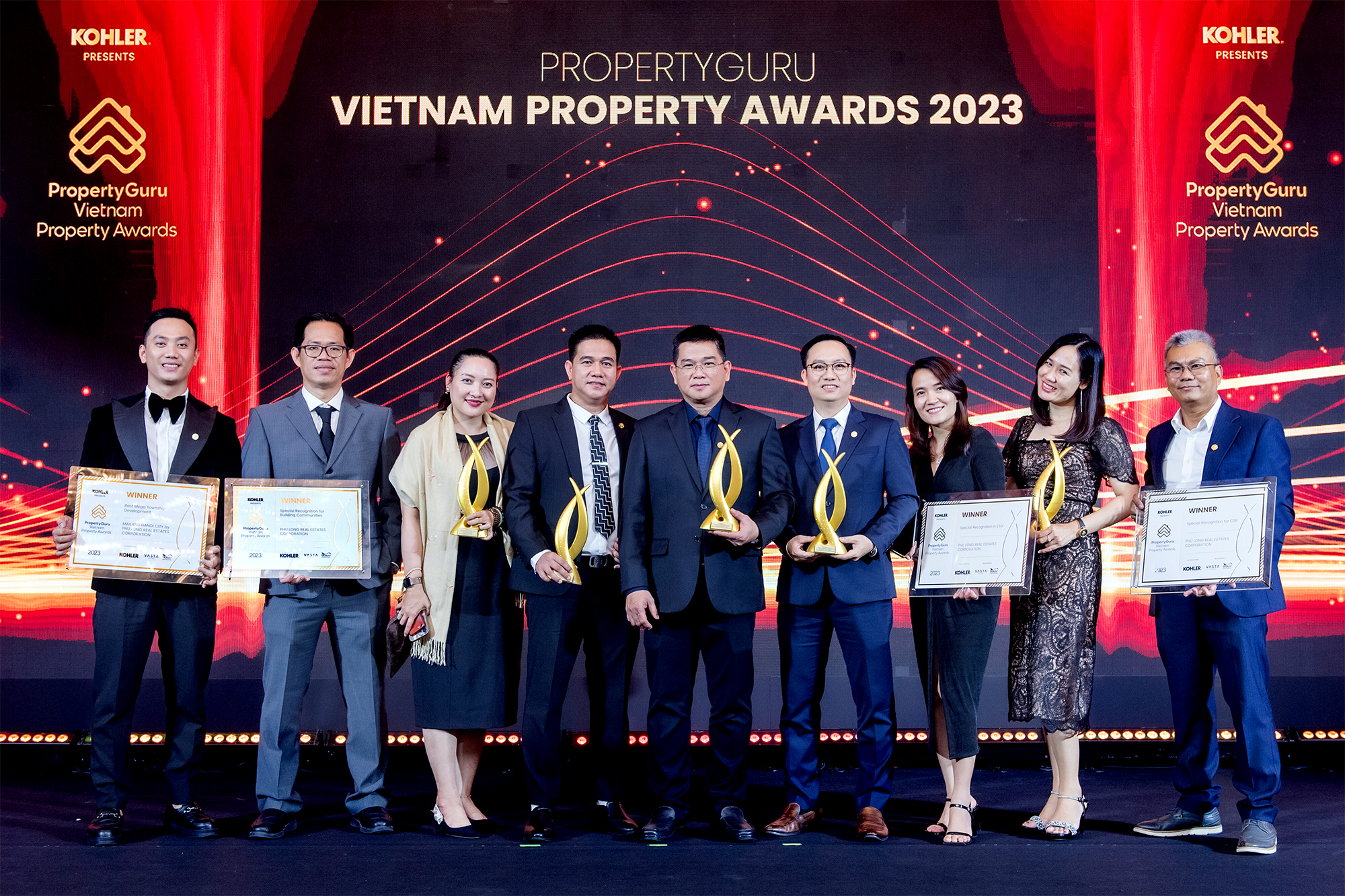 Phú Long thắng lớn với 5 giải thưởng tại Propertyguru Vietnam Property Awards 2023