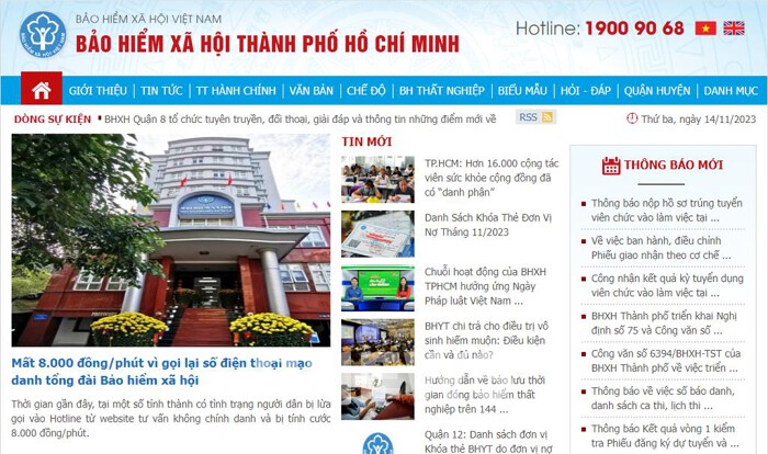 Cảnh báo trình trạng giả mạo đường dây nóng tư vấn về chính sách BHXH