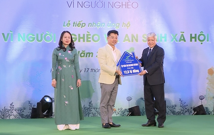 DOANH NGHIỆP ỦNG HỘ 12,5 TỶ ĐỒNG XÂY NHÀ ĐẠI ĐOÀN KẾT CHO NGƯỜI NGHÈO TẠI TUYÊN QUANG, NGHỆ AN VÀ HÀ TĨNH