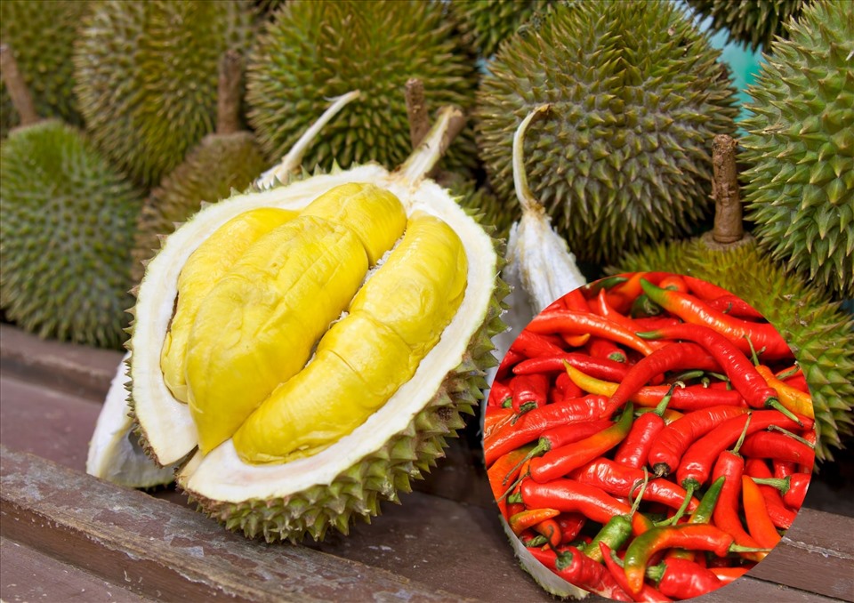 Hai lô sầu riêng và ớt Việt Nam xuất sang Nhật Bản bị tiêu hủy do tồn dư hóa chất