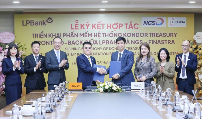 LPBank ký kết hợp tác với NGS và Finastra triển khai phần mềm hệ thống Kondor Treasury Front-to-Back