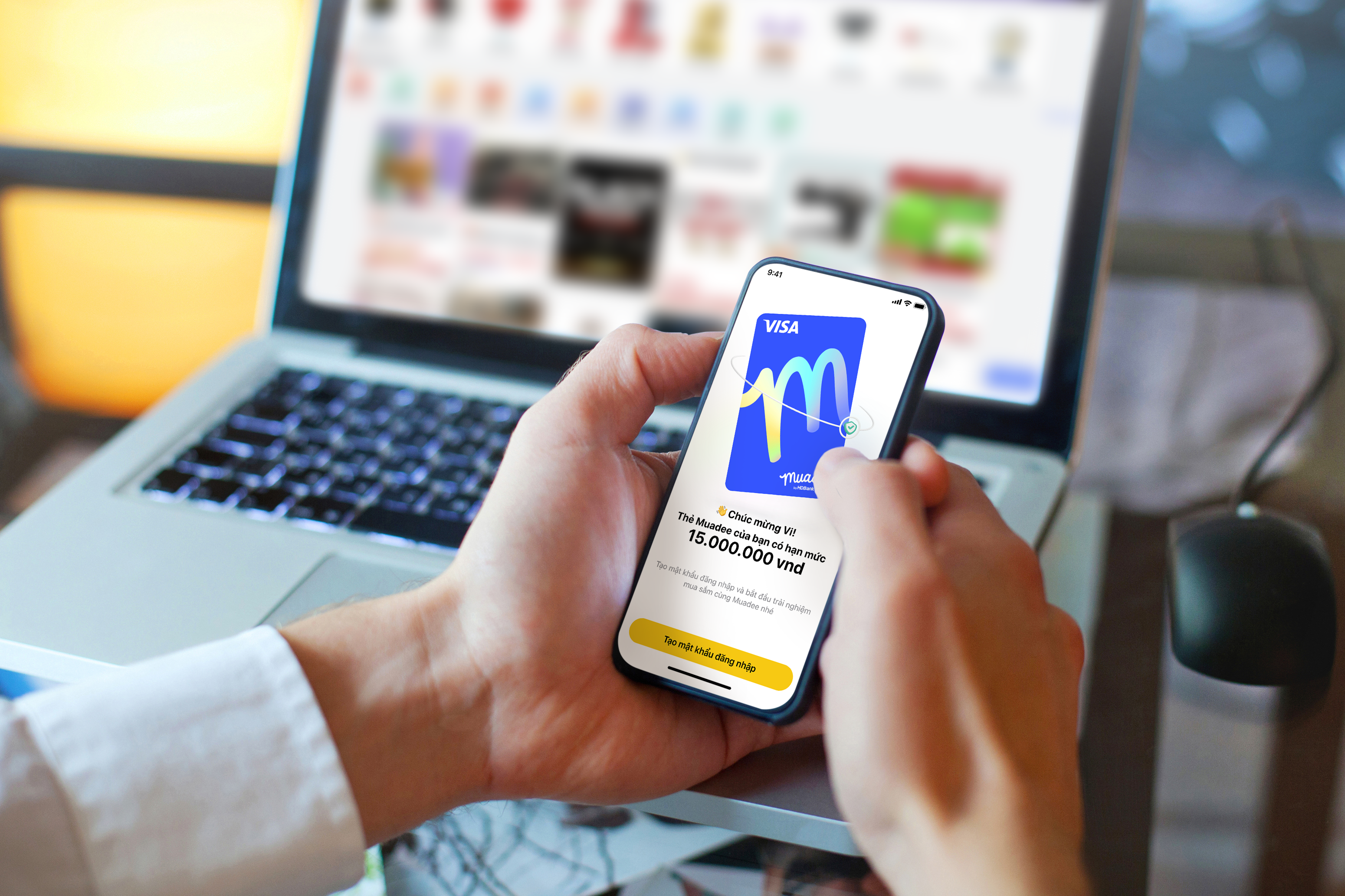 Muadee by HDBank bắt tay Visa, trả góp online an toàn không lo phí 