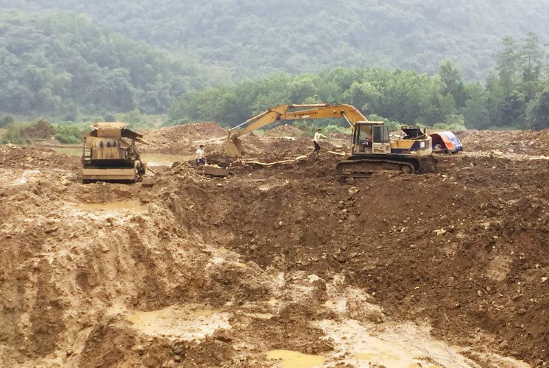 Vi phạm trong lĩnh vực khoáng sản công ty Công ty Green House bị xử phạt 330 triệu đồng