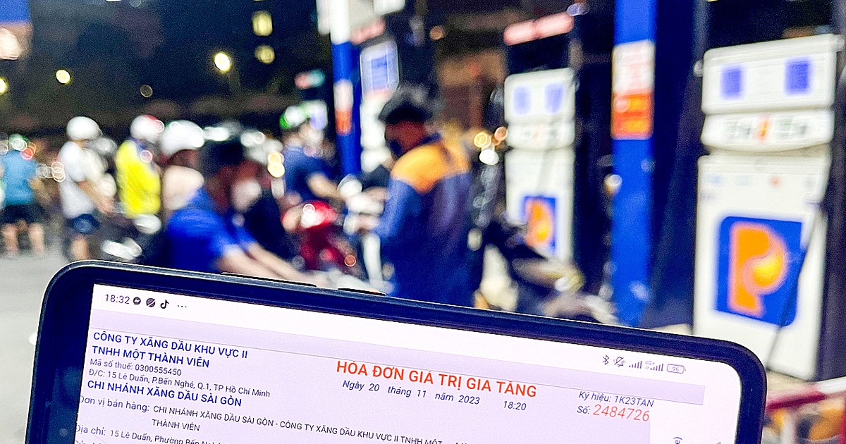 Hơn 4.100 cửa hàng bán lẻ xăng dầu đã phát hành hóa đơn điện tử theo từng lần bán