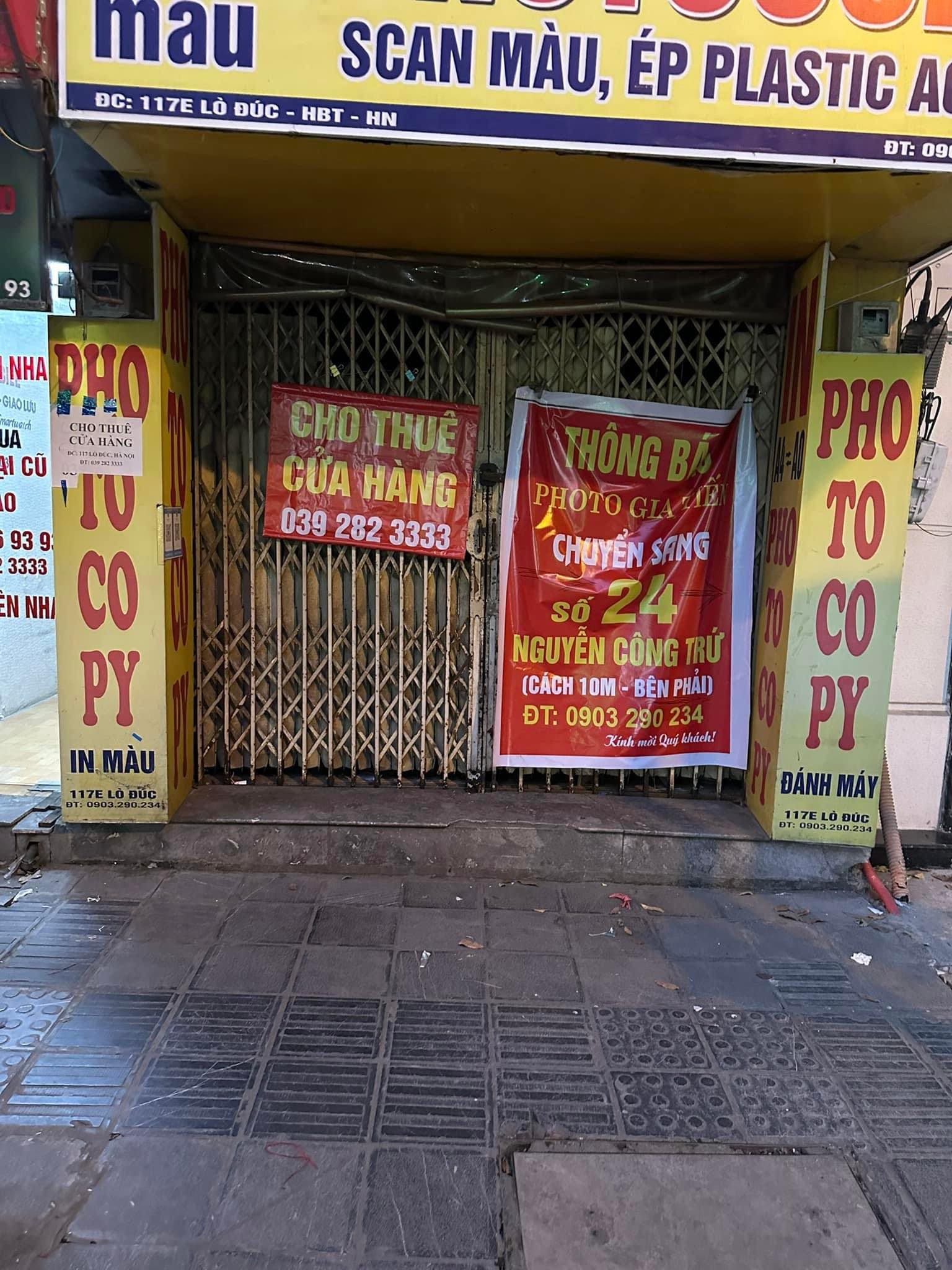 Mặt bằng cho thuê vị trí đắc địa ế ẩm dịp cận Tết