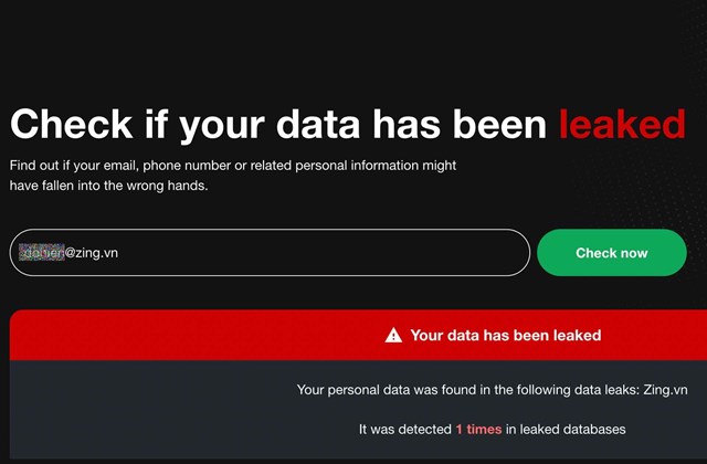 164 triệu hồ sơ của người dùng Zing bị rò rỉ