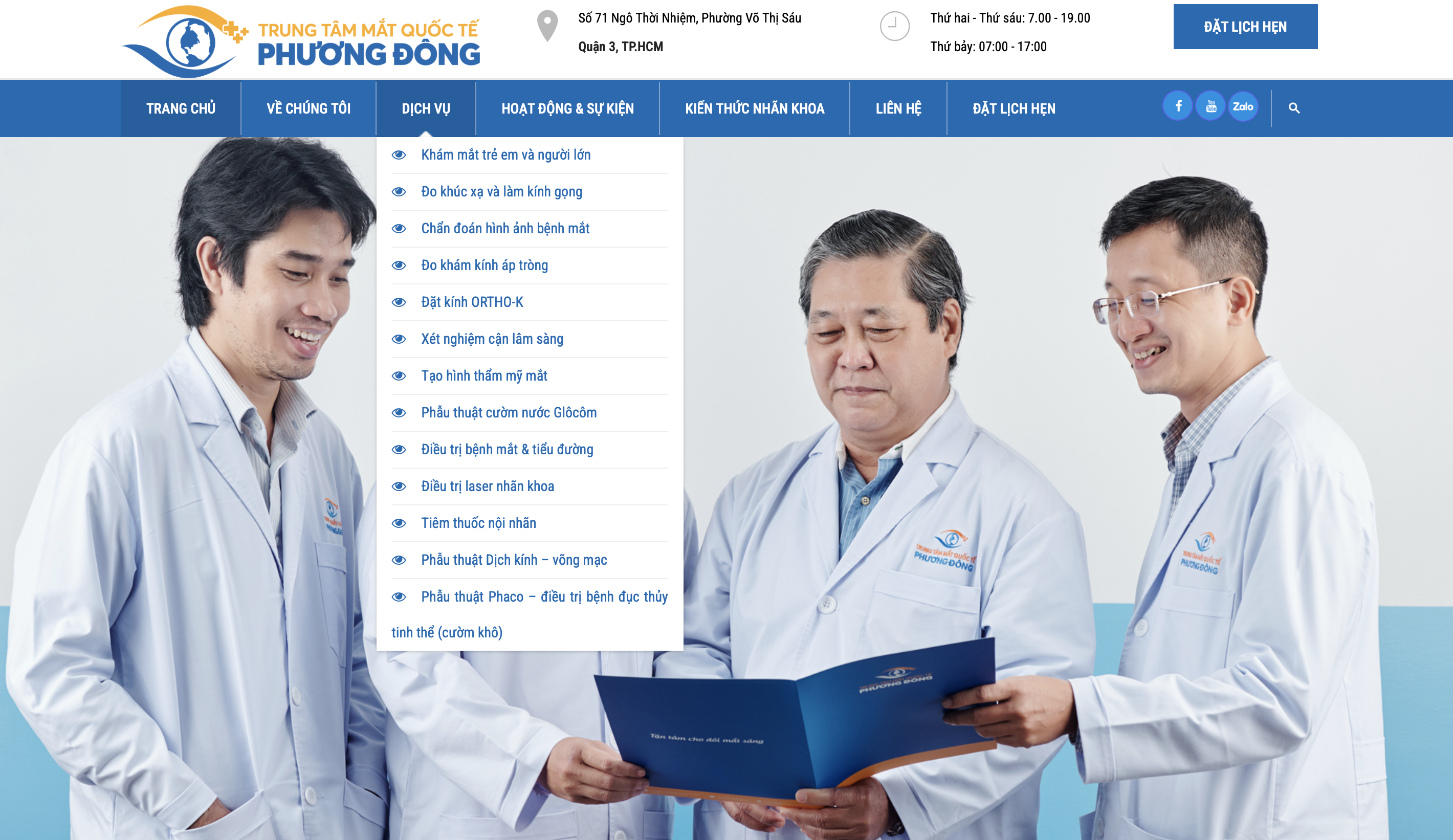 Trung tâm Mắt quốc tế Phương Đông bị xử phạt vì quảng cáo “chui”