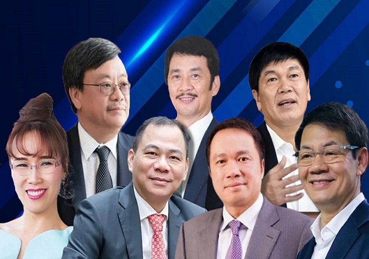 Ba tỷ phú Việt Nam có thêm gần 1 tỷ USD trong năm 2023