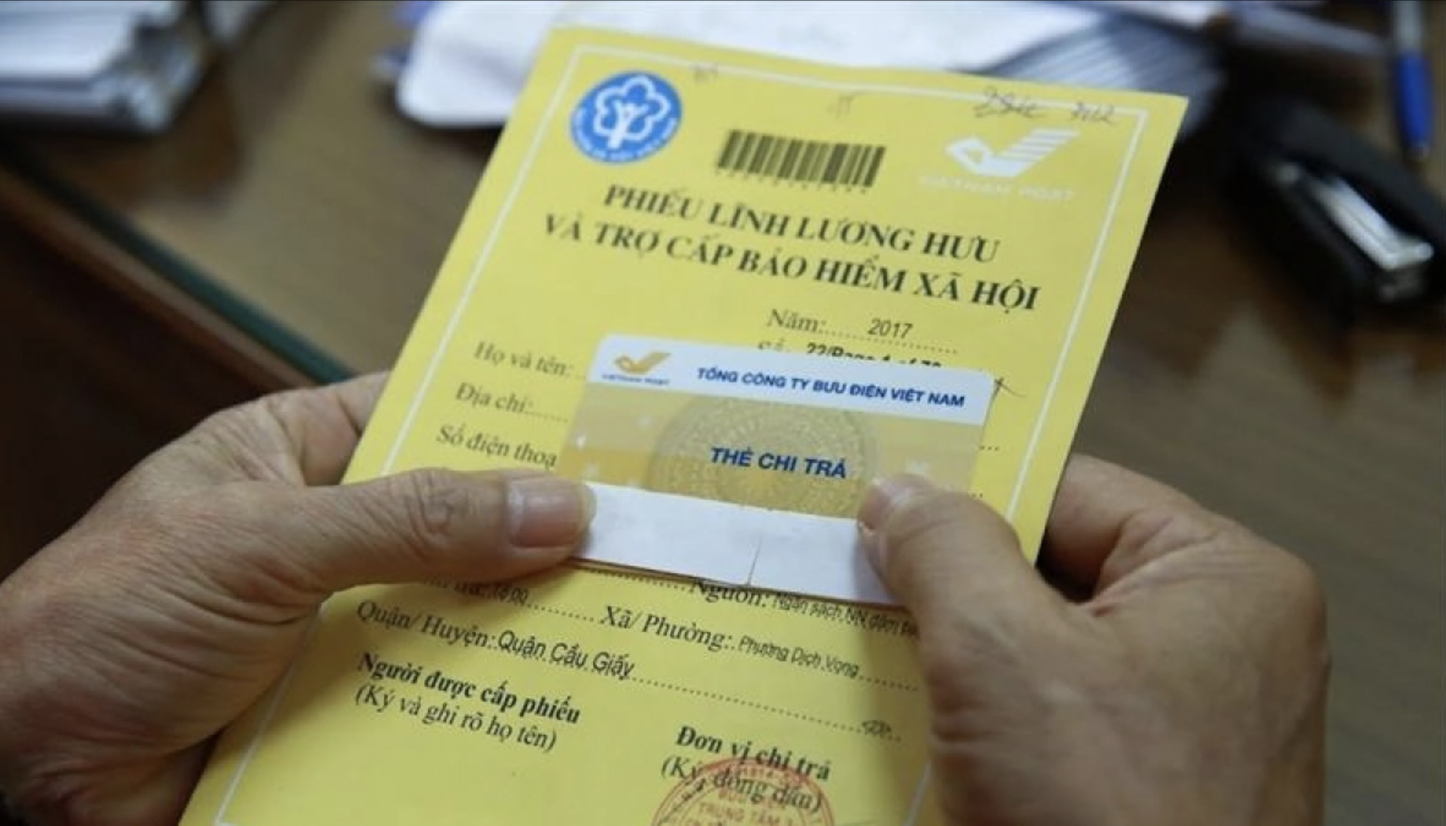 Lịch chi trả lương hưu hàng tháng sau Tết