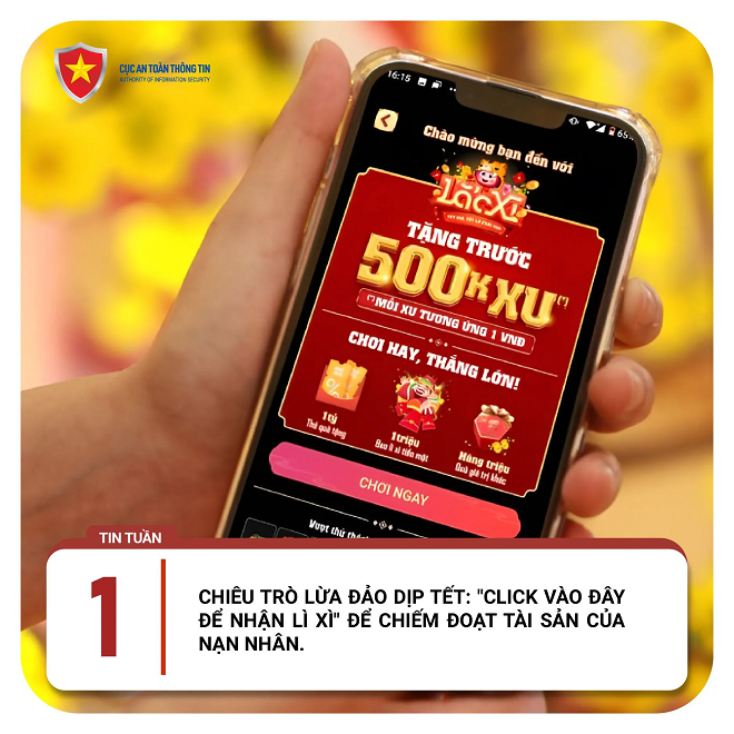 Cảnh báo hàng loạt thủ đoạn lừa đảo trực tuyến sau dịp nghỉ Tết
