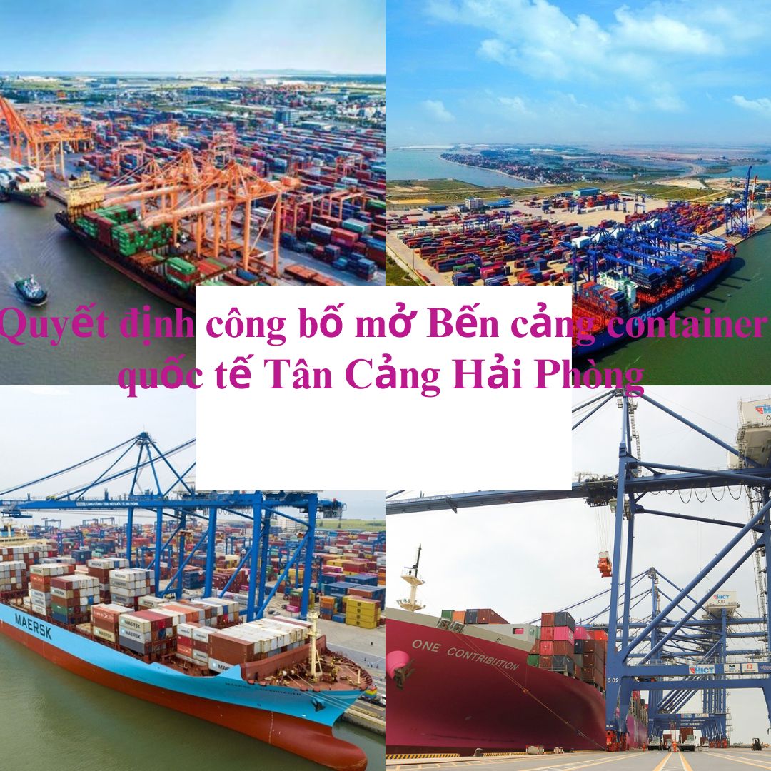 Công bố mở Bến cảng container quốc tế Tân Cảng Hải Phòng