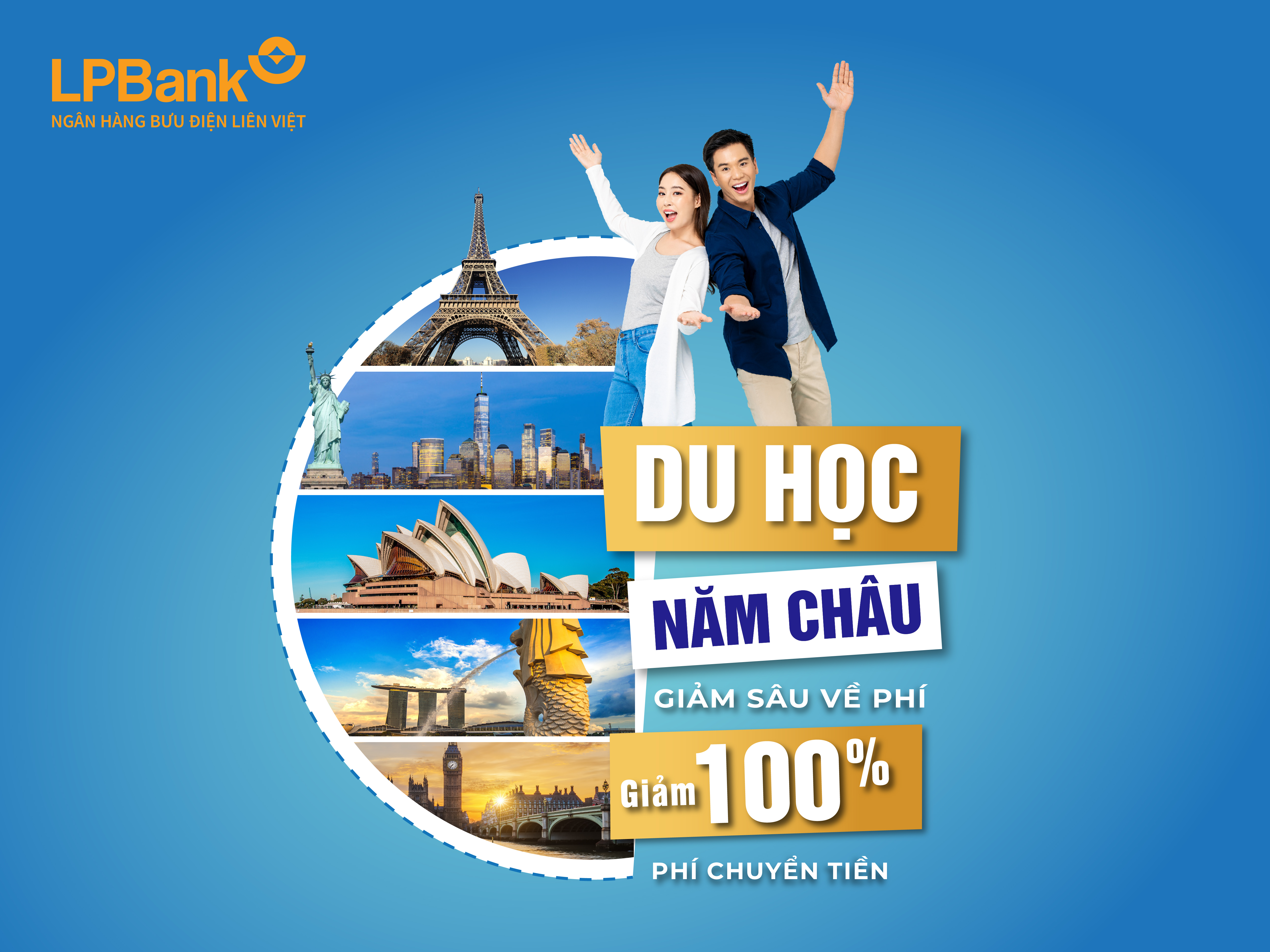  Chuyển tiền du học nhanh chóng và an toàn với mức phí ưu đãi từ LPBank 