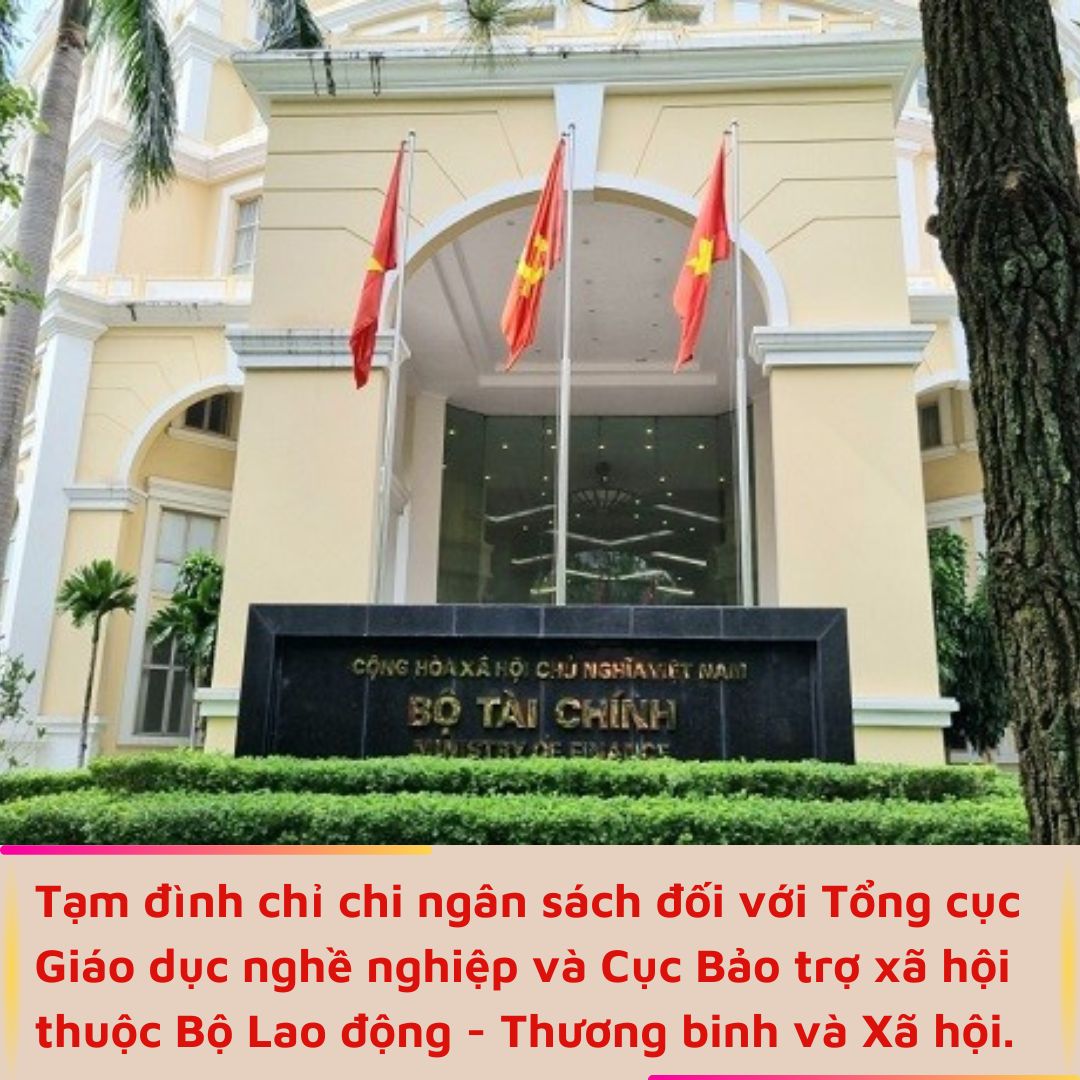 Bộ Tài chính chỉ đạo Kho bạc Nhà nước tạm đình chỉ chi ngân sách đối với 2 Cục, Tổng cục