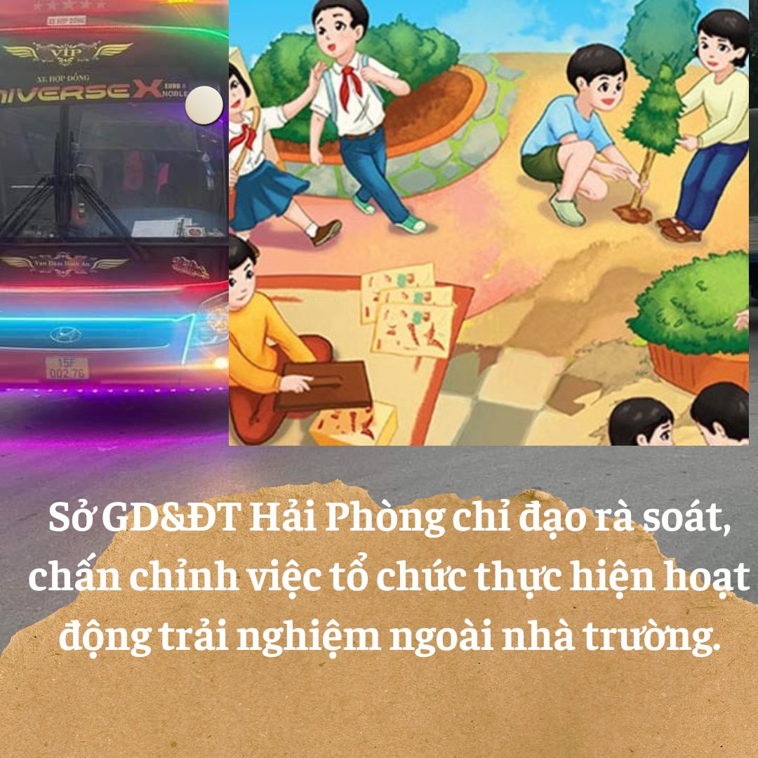 Đóng tiền đi trải nghiệm Sở GDĐT Hải Phòng nêu trách nhiệm của hiệu trưởng