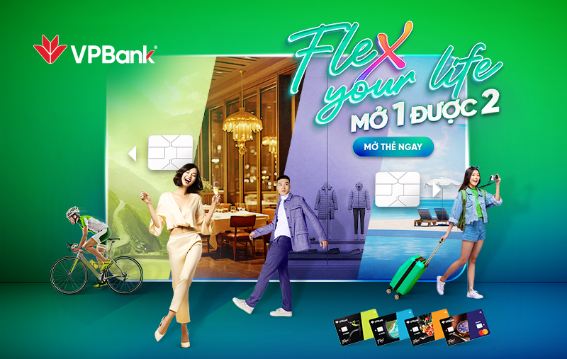 VPBank ra mắt thẻ Flex Chi tiêu linh hoạt, tự do thể hiện cá tính