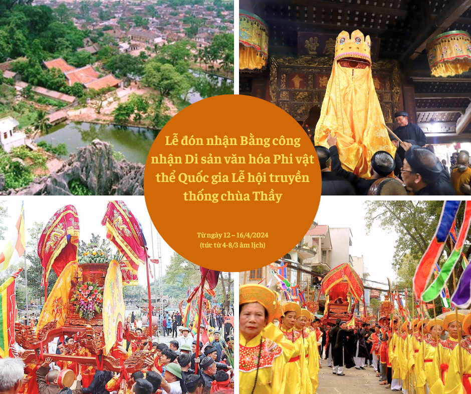Lễ hội truyền thống chùa Thầy - Di sản văn hóa phi vật thể Quốc gia