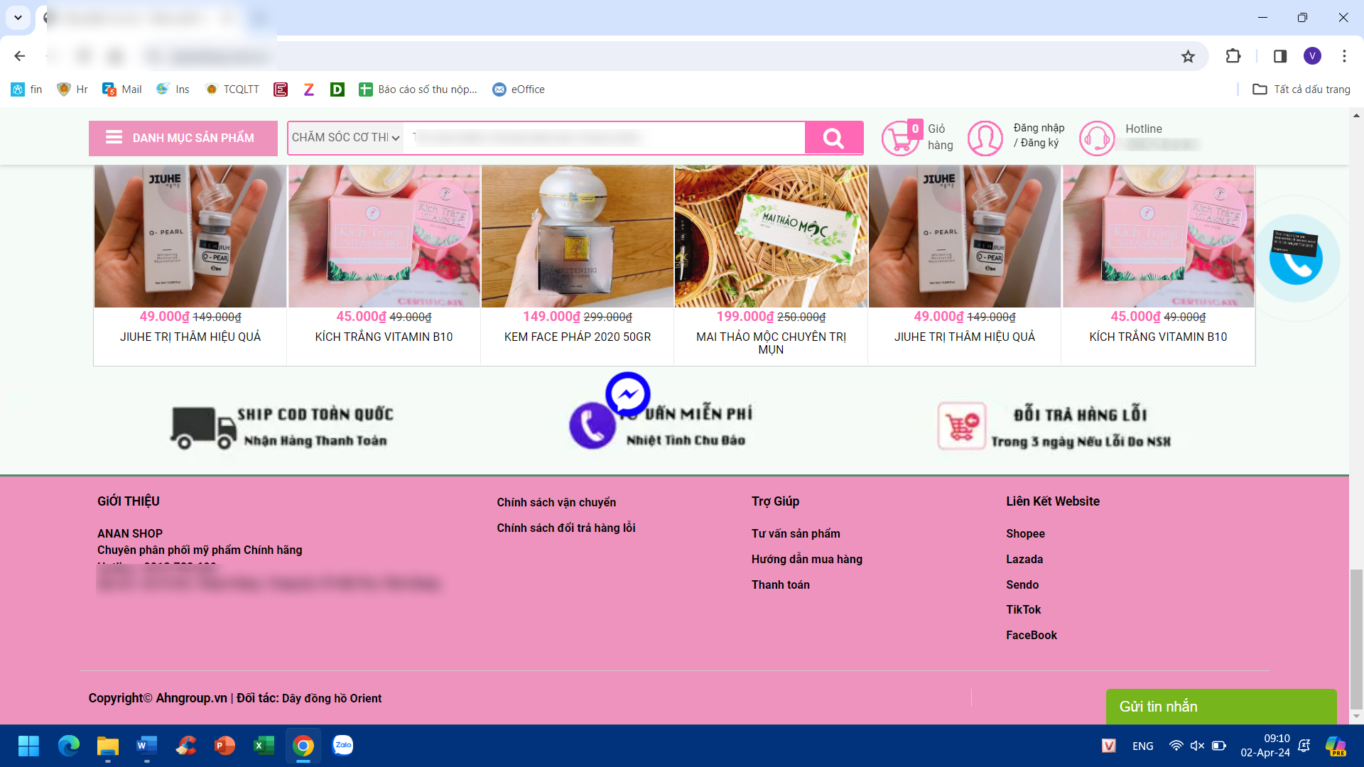 Tiền Giang Phát hiện 10 trường hợp thiết lập website thương mại điện tử bán hàng vi phạm