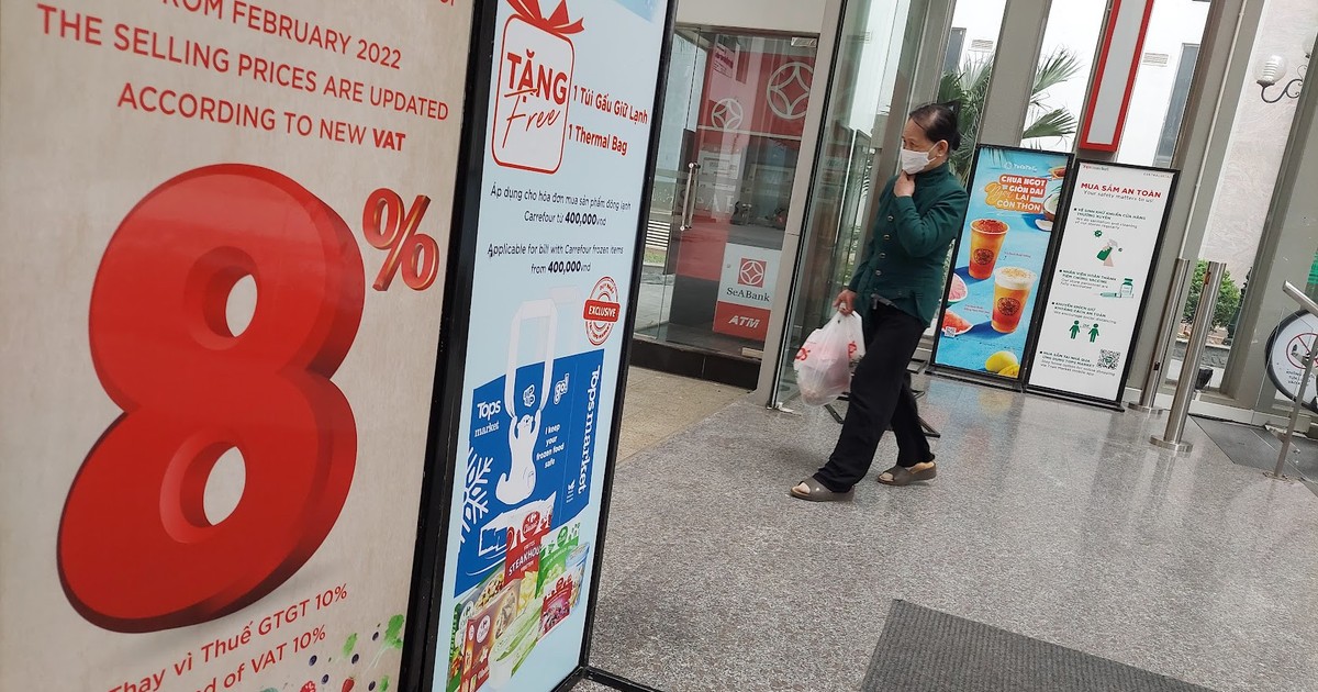 Chính phủ đề xuất tiếp tục giảm 2% thuế VAT 6 tháng cuối năm