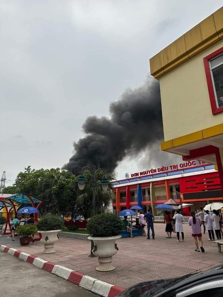 Hoả hoạn tại Bệnh viện Trẻ em Hải Phòng