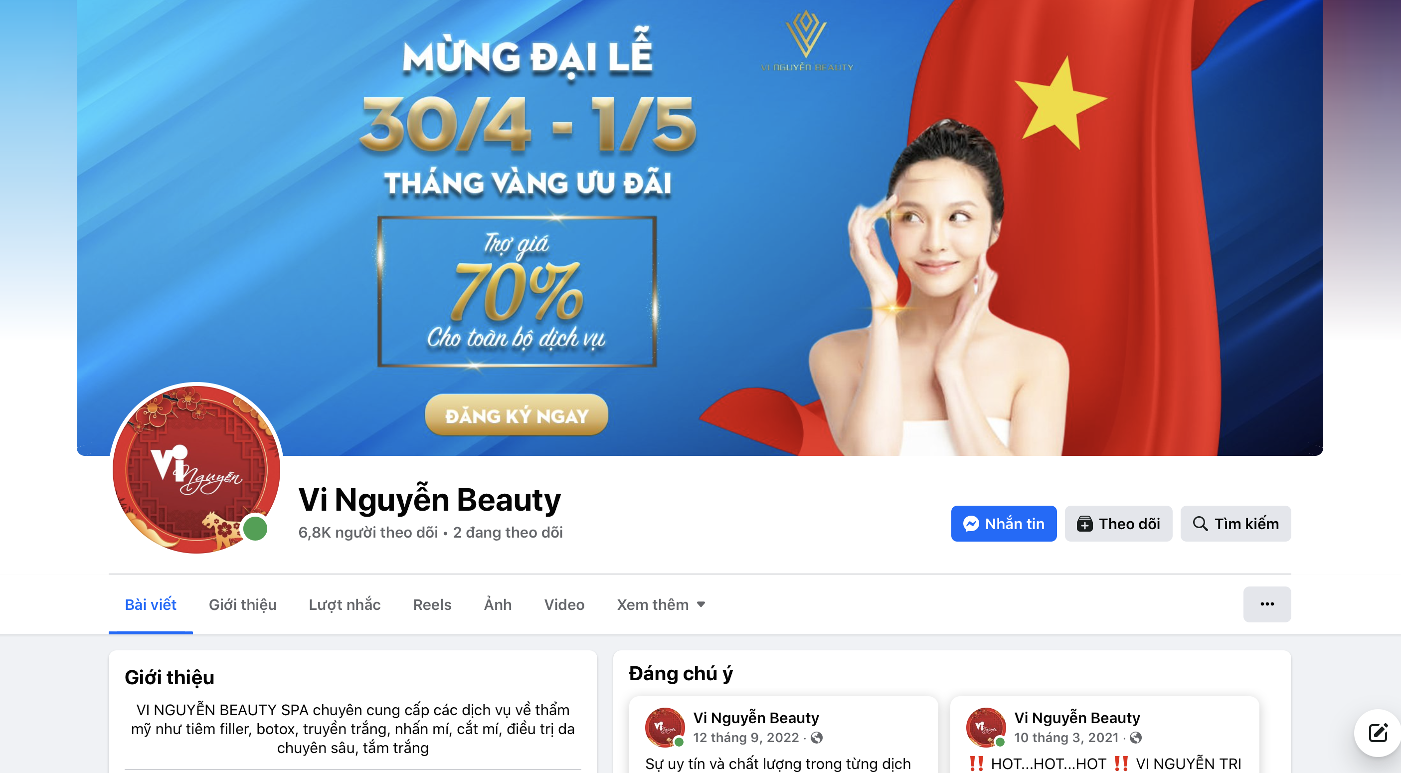 Vi Nguyễn Beauty bị xử phạt và đình chỉ vì cung cấp dịch vụ “chui”