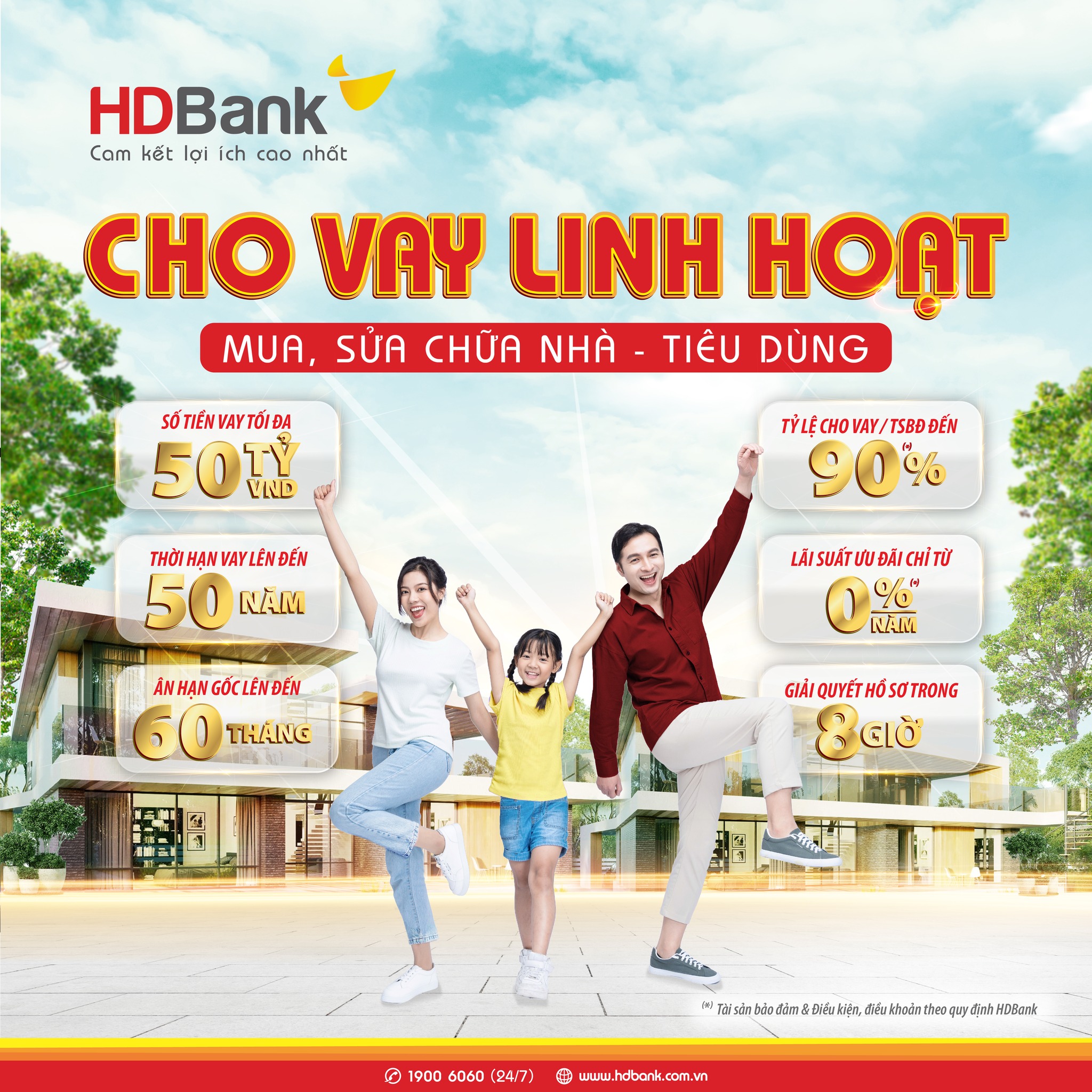 Thị trường bất động sản ấm thêm khi HDBank cho vay đến 50 năm với tỷ lệ 90% giá trị tài sản thế chấp 