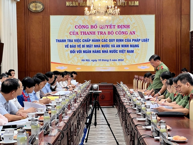 Thanh tra việc chấp hành các quy định của pháp luật về bảo vệ bí mật Nhà nước và an ninh mạng tại Ngân hàng Nhà nước