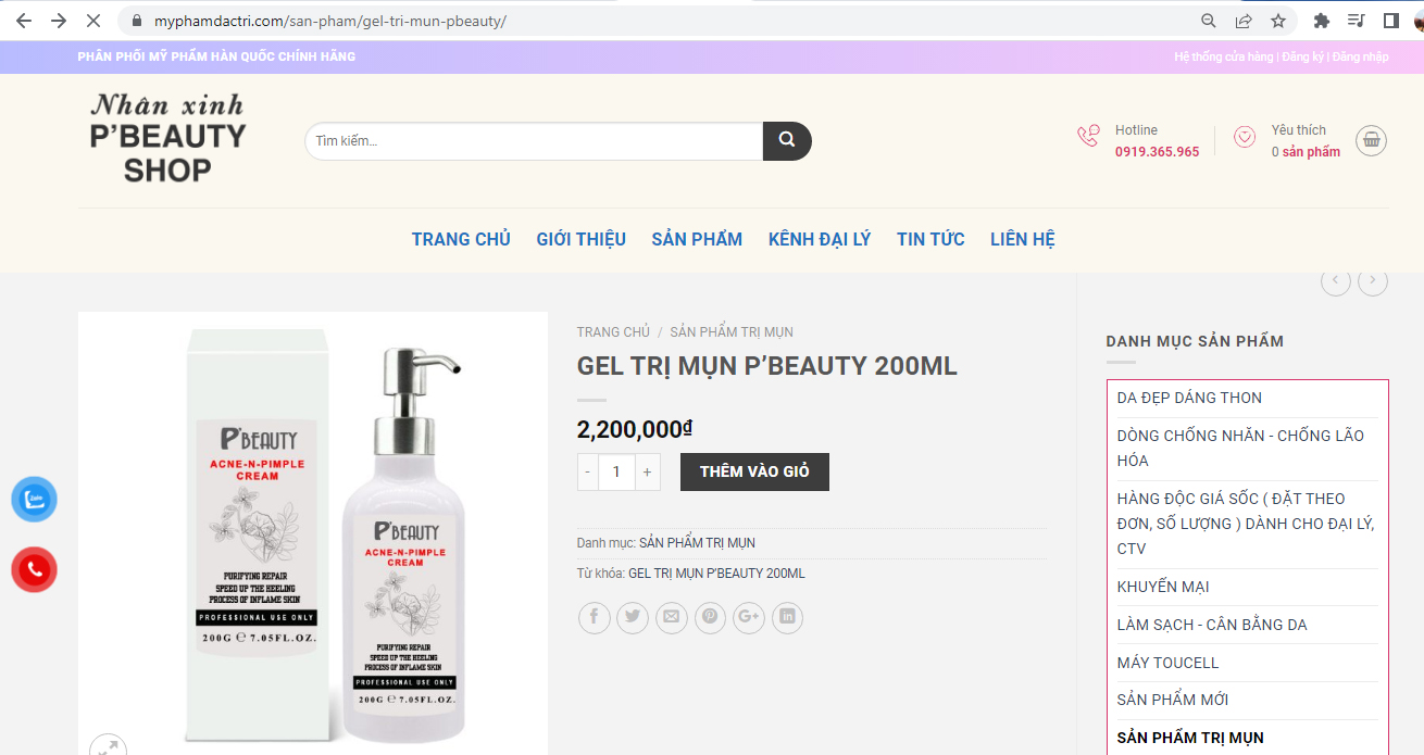 Công ty Nhân Xinh hoá phép mỹ phẩm thành thuốc ‘đặc trị’