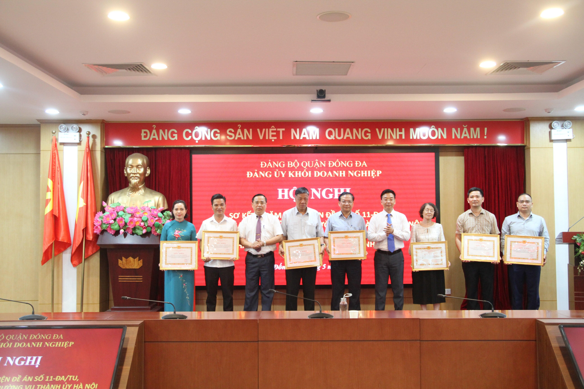 Đảng ủy Khối Doanh nghiệp quận Đống Đa tổ chức Hội nghị sơ kết 3 năm thực hiện Đề án 11