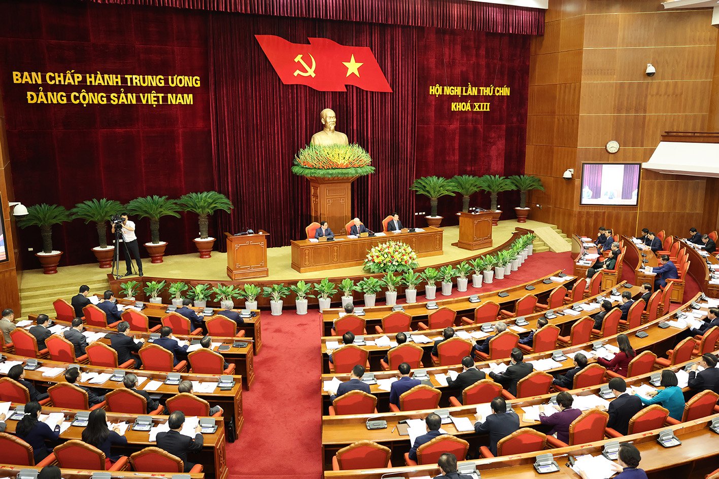 Khai mạc Hội nghị lần thứ chín Ban Chấp hành Trung ương Đảng Khóa XIII