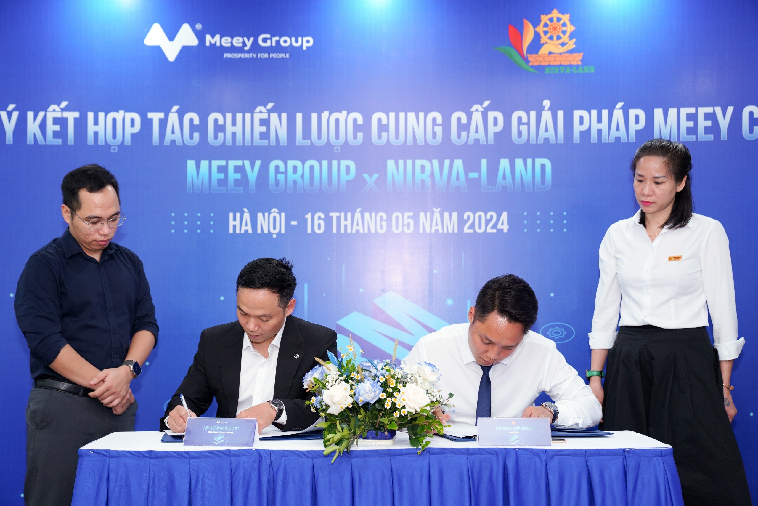 Nirva – Land tin tưởng hợp tác sử dụng nền tảng số Meey CRM