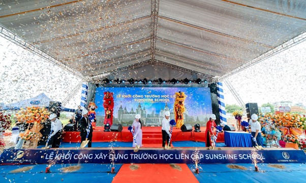 Sunshine Group chính thức khởi công xây dựng trường liên cấp Sunshine School