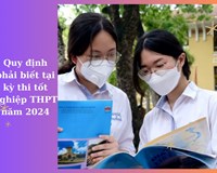 Quy định phải biết tại kỳ thi tốt nghiệp THPT năm 2024 