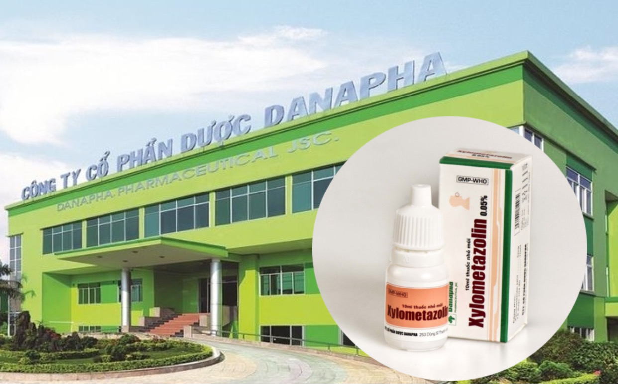 Sản xuất dung dịch nhỏ mũi Xylometazolin vi phạm chất lượng, Công ty Dược Danapha bị xử phạt