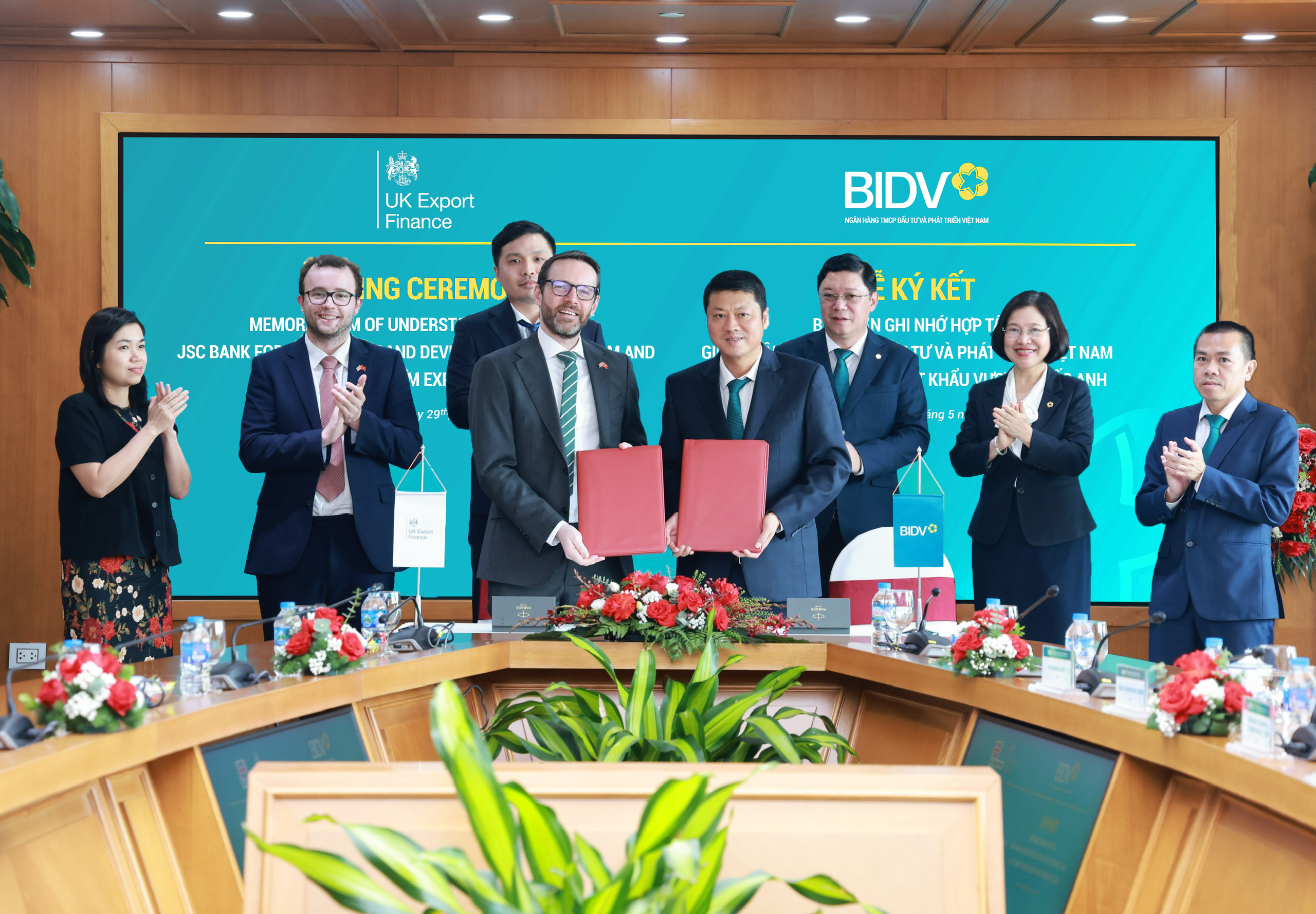 BIDV “bắt tay” UKEF Thúc đẩy phát triển bền vững