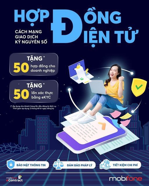 Sức mạnh cho doanh nghiệp trong thời đại chuyển đổi số với MobiFone eContract
