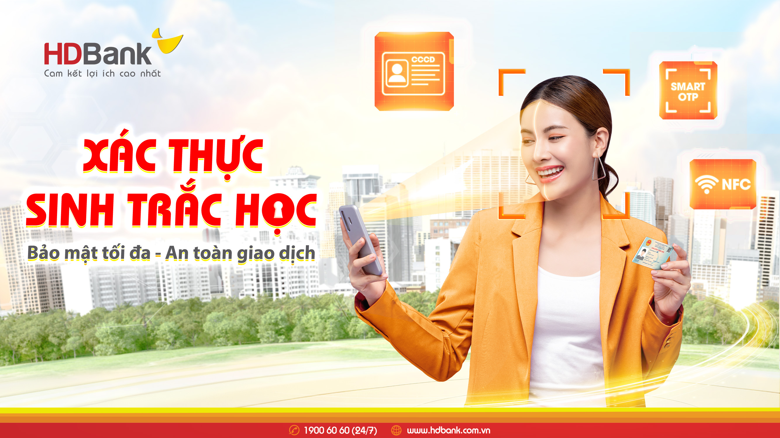 HDBank triển khai xác thực sinh trắc học để tăng cường an toàn giao dịch cho khách hàng 