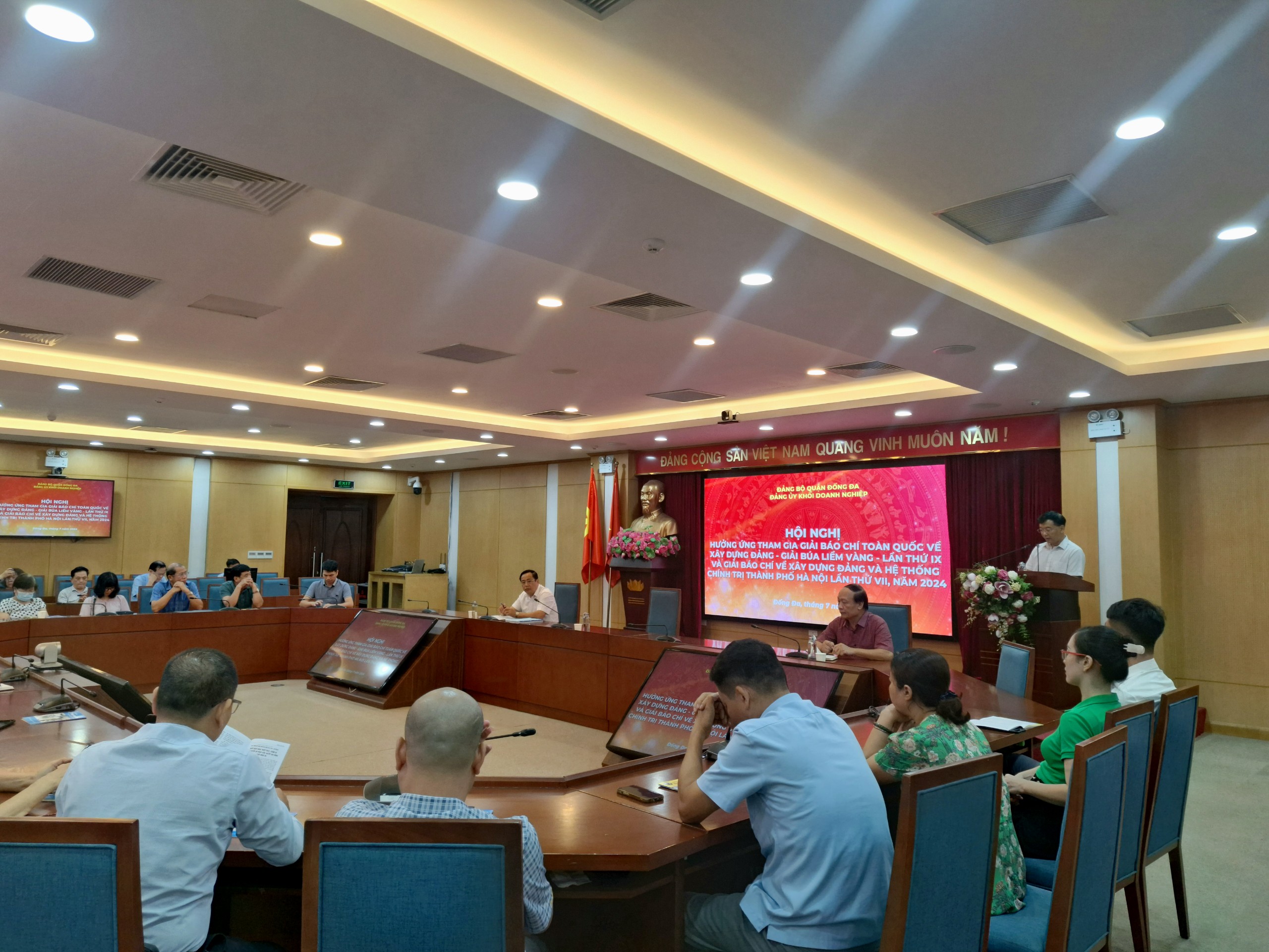 Đảng ủy khối doanh nghiệp quận Đống Đa sơ kết công tác 6 tháng đầu năm, triển khai nhiệm vụ 6 tháng cuối năm 2024