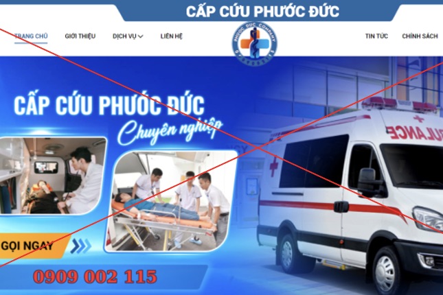 Công ty TNHH cấp cứu Phước Đức bị xử phạt và đình chỉ vì hoạt động “chui”