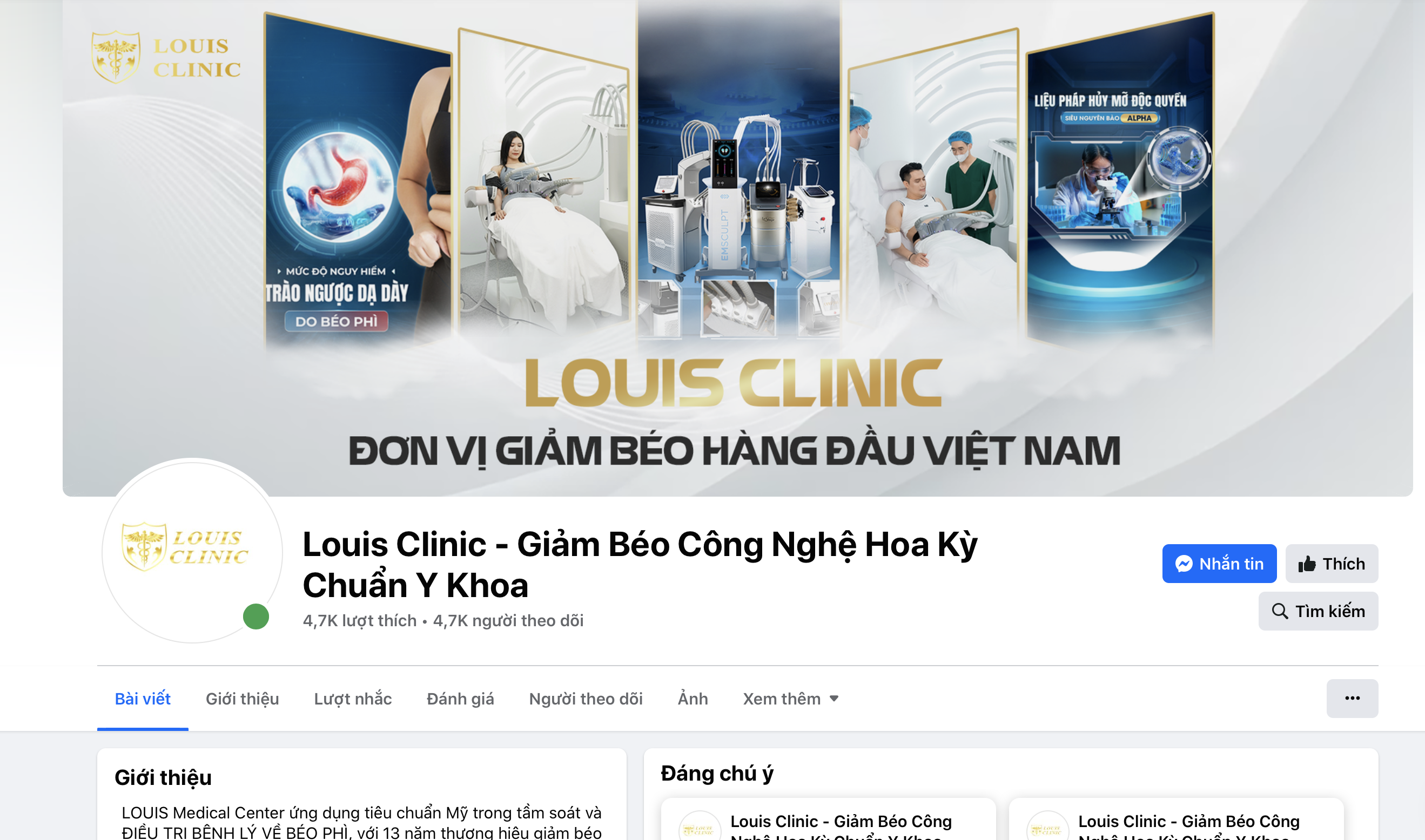 Louis Clinic - Giảm Béo Công Nghệ Hoa Kỳ Chuẩn Y Khoa bị xử phạt vì quảng cáo “chui”