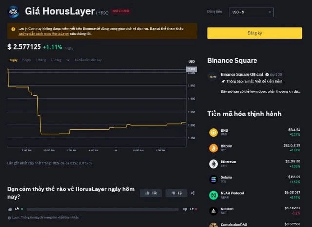 Công an Hà Nội cảnh báo nhà đầu tư về dự án tiền ảo HorusLayer