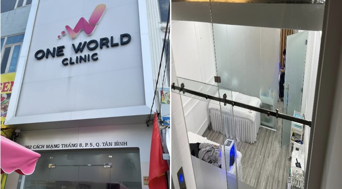 Cung cấp dịch vụ thẩm mỹ trái phép, cơ sở One World Clinic bị xử phat và đình chỉ hoạt động